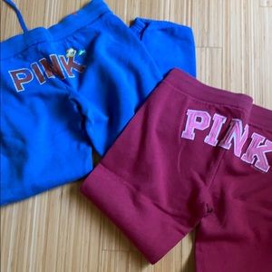 VS “Pink” Crop Sweatpants - 2 Pairs